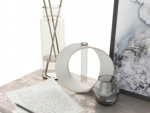 Decor set 3D 모델