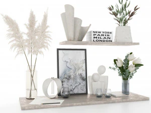 Decor set 3D Model