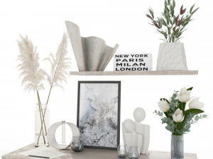 Decor set 3D Model
