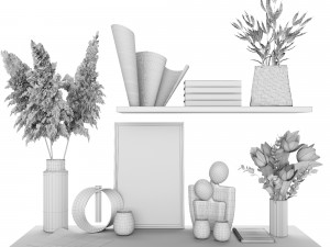 Decor set 3D 모델