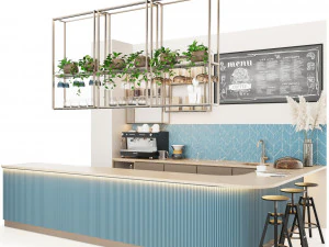 Kedai kopi- kedai kopi Model 3D