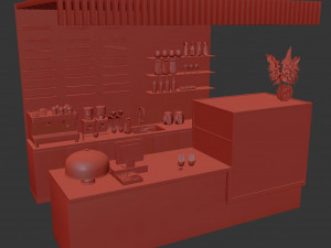 Coffee house 3D Model