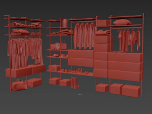 Wardrobe 3D Model