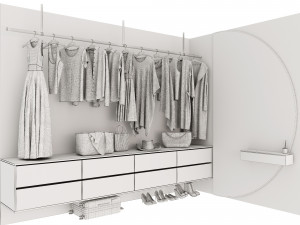 Wardrobe 3D Model