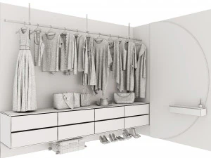 Guarda-roupa Modelo 3D
