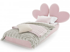 Childrens bed - heart 3D Model