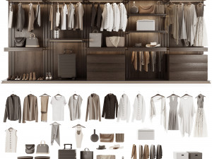 Loft wardrobe 1 3Dモデル