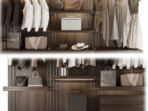 Armadio a soppalco 1 Modello 3D