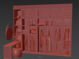 Wardrobe 13 Modello 3D
