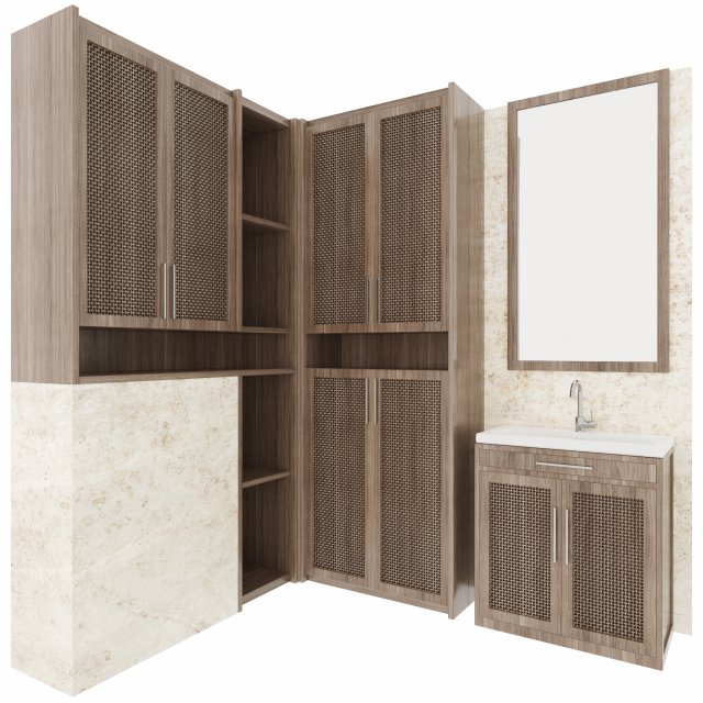 Bathroom furniture 3D मॉडल .c4d .max .obj .3ds .fbx .stl .blend 