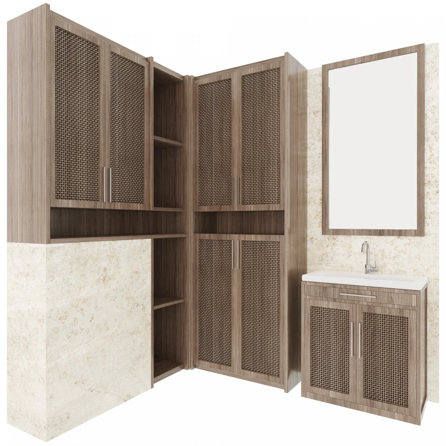 Bathroom furniture 3D Model .c4d .max .obj .3ds .fbx .stl .blend