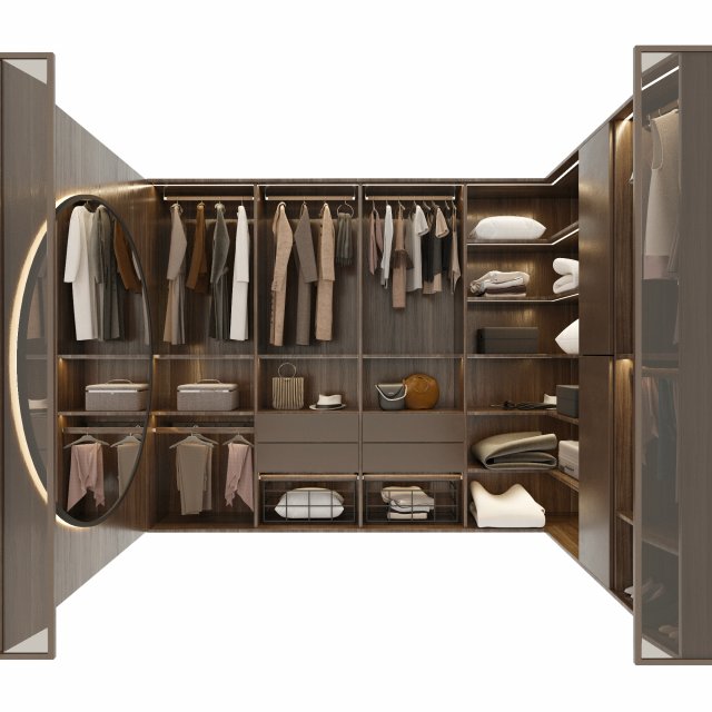 Wardrobe 14 3Dモデル .c4d .max .obj .3ds .fbx .stl .blend 