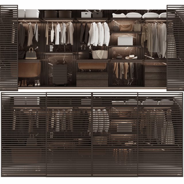 Wardrobe 15 Model 3D .c4d .max .obj .3ds .fbx .stl .blend 