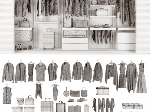 Wardrobe 15 Model 3D