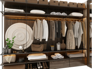 Wardrobe Model 3D