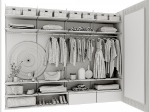 Wardrobe Model 3D