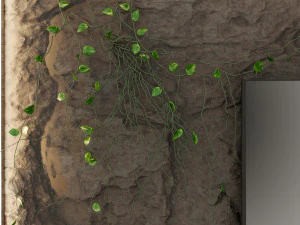 TV wall 3D Model