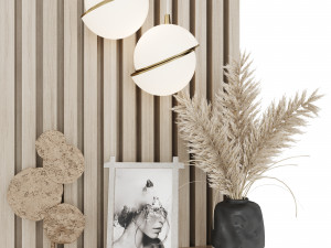 Headboard for decorating the bedroom Modelo 3D
