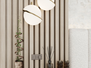 Headboard for decorating the bedroom Modelo 3D