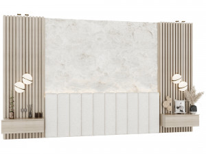 Headboard for decorating the bedroom Modelo 3D