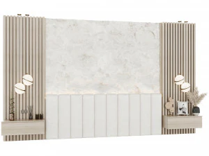 Headboard for decorating the bedroom 3D Model