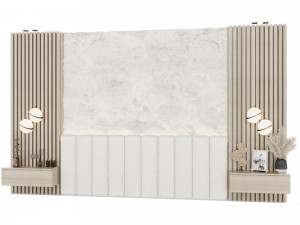 Headboard for decorating the bedroom Modelo 3D