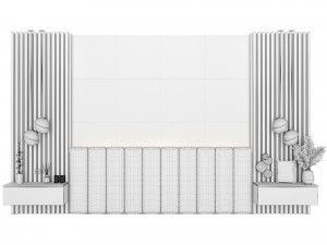 Headboard for decorating the bedroom Modelo 3D