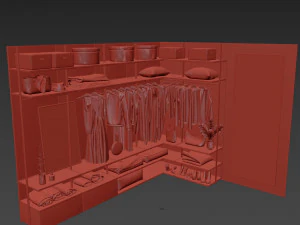 Wardrobe 3D Model