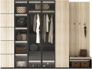 Composition in the hallway 3D Model