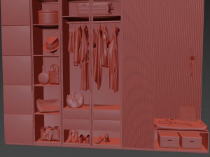 Composition in the hallway Modelo 3D