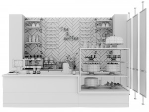 Coffee house 3 Model 3D