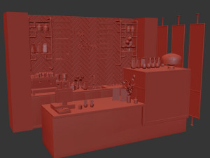 Coffee house 3 Model 3D