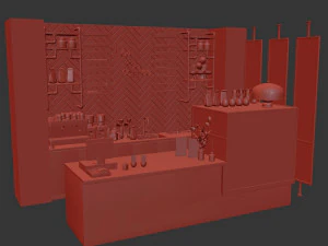 Kawiarnia 3 Model 3D
