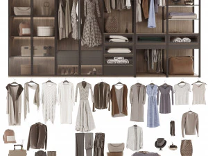 Wardrobe 3D Model