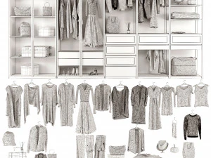 Wardrobe 3D Model