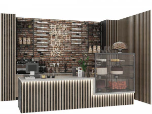 Caf&eacute; Modelo 3D