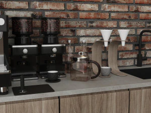 Caffetteria Modello 3D