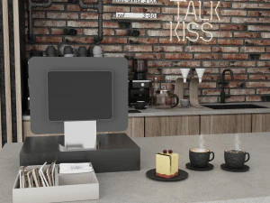 Caffetteria Modello 3D