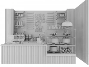 Caffetteria Modello 3D