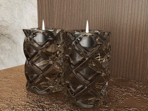 TV wall 3D Model