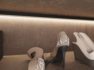 Wardrobe with filling 3D 모델