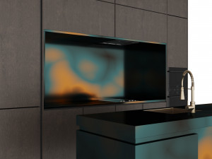 Modern kitchen with island 3 3D Model