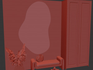 Composition in the hallway 4 3D 모델