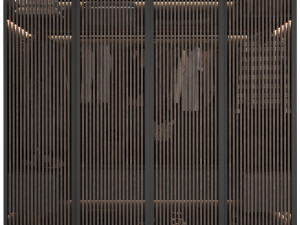 Wardrobe with filling 3D-Modell