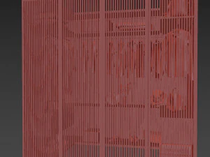 Wardrobe with filling 3D Model
