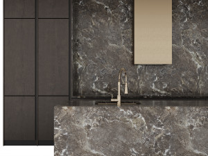 Modern kitchen with island Model 3D