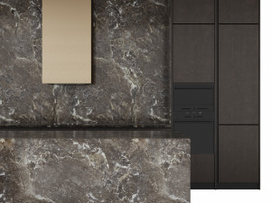 Modern kitchen with island Model 3D