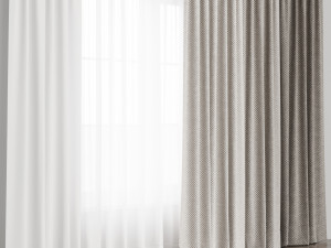 Curtains4 3D Model