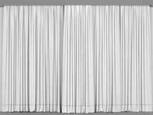 Curtains4 3D Model