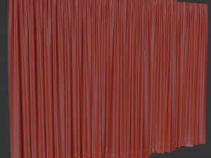 Curtains4 3D Model